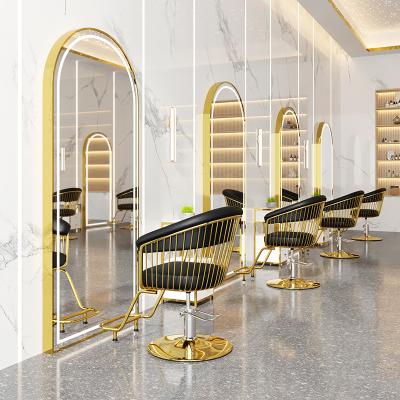 China Modern wholesale High quality salon furniture salon equipment barber shop hairdressing chair barber chair 022 new modelfactory outlet for sale