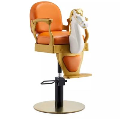 China Traditional Car Styling Kids Barber Chair Wholesale High Quality Cartoon Salon Furniture Barbershop Beauty Hair Saloon Chair Modern for sale