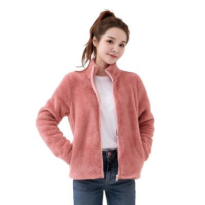 China Custom Plush Fleece Autumn And Winter Outdoor Coral Fleece Men'S Breathable Warm Fleece Jacket for sale