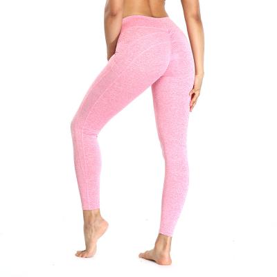 China Antibacterial Sports Women Seamless Running Yoga Wear Loose Long Fitness Clothes Workout Leggings for sale