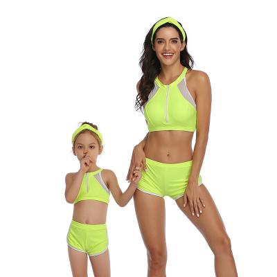 China Fashion Breathable Stretch Design Wholesale Parent-child Suit Swimwear for sale