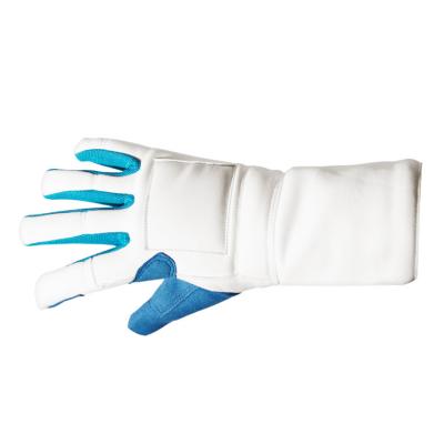 China YDD White And Blue Lightsaber Crash Resistant Glove Fencing Sport for sale