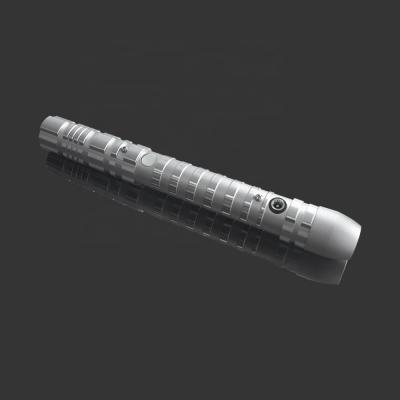 China Aluminum Alloy 6061 Silver LSB00023 Exterior Silver YDD Ghost Saber Hilt Premium Empty Light Parts for sale