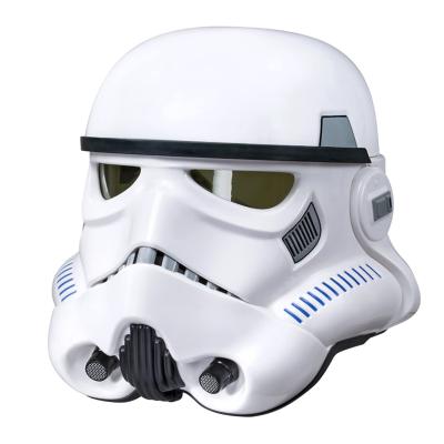 China YDD Wearing White Soldier Blue Side Of Brutal White Cosplay Helmet Halloween/Thanksgiving/Christmas for sale