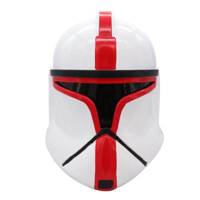 China Movie Clone Trooper YDD Red And White Costume Thanksgiving/Christmas Helmet for sale