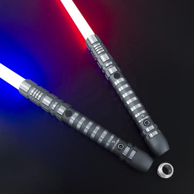 China Metal + PC YDD LSB00023 Bulk Double Gun-Color Double Grips lightsabers double blade for sale