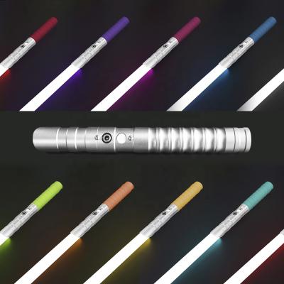 China Lightsaber Heavy Metal Colors Changeable Metal Colors Lightsaber 16 Colors Aluminum T-Handle YDDsaber Handle Lightsaber With 3 Modes Pop Dueling Light Force FX s for sale