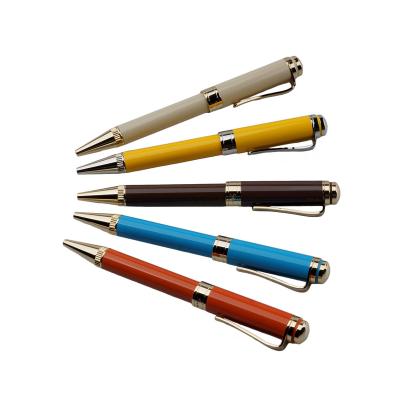 China office & Multicolor Pen Hotel Gift Stationary Pen Metal Tip School Pen OEM for sale