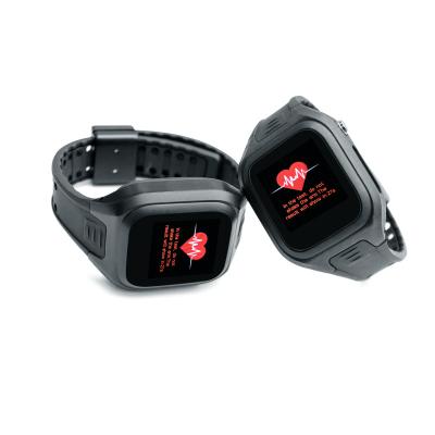 China Wifi Water Proof Anti Tamper Watch Fever Detection Patient GPS Tracker With SOS Alarm for sale