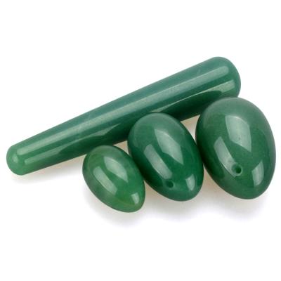 China China Wholesale Kegel Exercise Jade Yoni Eggs Maternal Recovery Semi Precious Stone Massager for sale