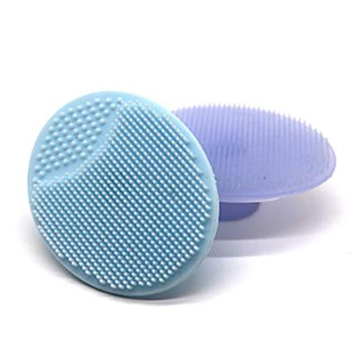 China Custom Skin Revitalizer Logo Waterproof Silicone Facial Cleaning Spa Massage Scrubber Body And Face Cleanser Brush for sale