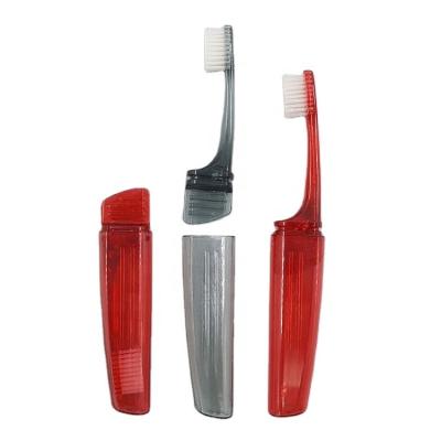 China Two-Piece-Assemble Portable Travel Toothbrush Many Available Insulated Parts Of 2 Different Colors for sale