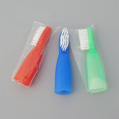 China Disposable Jail Toothbrush Prison Toothbrush Finger Stall Handle Model, For Prisoner Security for sale