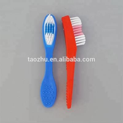 China For Prisoner Use Short Handle Prisoner Toothbrush With Soft Rubber Grip, Safe Jail Toothbrush Prison Toothbrush for sale