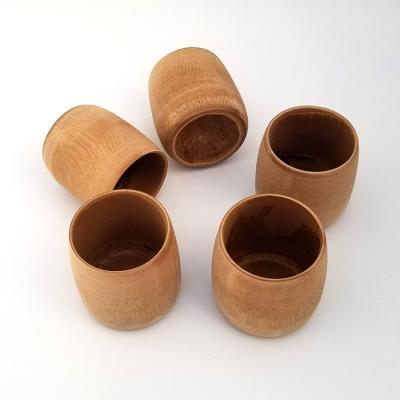 China Sustainable Natural Bamboo Mug, For Coffee Or Tea, 100% Eco-Friendly And Biodegradable Bambu Mugs for sale