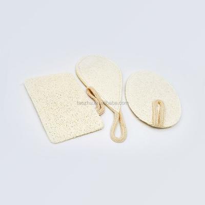 China All Natural 100% Biodegradable Loofah Body Scrubber Exfoliating Loofah Pad for sale