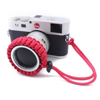 China Adjustable Outdoor Mountaineering Climbing Braided Paracord Custom Camera Wrist Strap CS1902 for sale