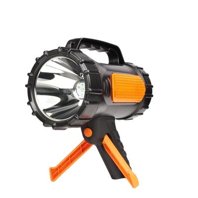 China 12 Volt Tripod Outdoor Rise Handheld Rechargeable Led Floodlight Solar Powerful Multifunctional Floodlight Handheld Flashlight for sale