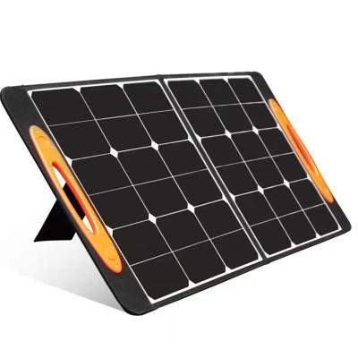 China OEM Sunpower Portable Foldable Flexible Phone Solar Power Charger 100W Home Solar System Cell Solar Panels for sale