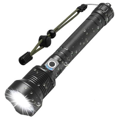 China Bestselling Xhp70 Zoomable High Powerful COB Torch Super Bright Telescopic Tactical Led Hunting Emergency Flashlight for sale