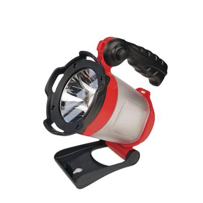 China Portable OEM Rechargeable Battery 12V High Powerful Solar Flashlight Led Camping Light Lantern for sale