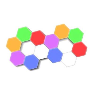 China OEM Quantum Modern Smart Honeycomb DIY RGB Touch Screen Lamp Modular Sensitive Hexagon Led Wall Light Night Light for sale