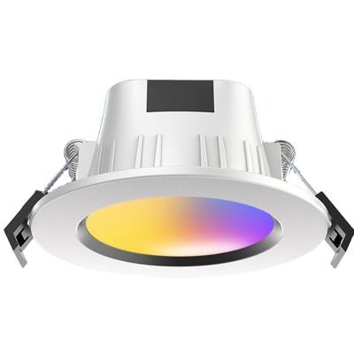 China New Modern Dimmable 5W 15W 18W BT Mesh Ceiling Surface Mounted Cob Gu10 RGB Recessed App Light Led Wifi Smart Downlight for sale