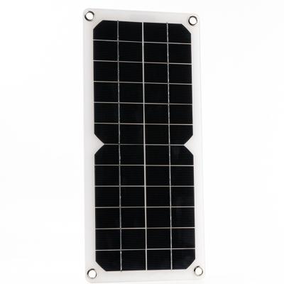 China 12V 10W 30W 50W 100W 420*190*37MM Flexible Monocrystalline Solar System Electricity Usb Phone Battery Charger Cell Panels for sale