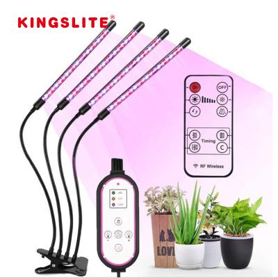 China FLOWER Full Spectrum 9 Lamp Adjustable Red Blue Spectrum Dimmable Phyto Grow Light With Timing Function For Indoor Flower Plants for sale