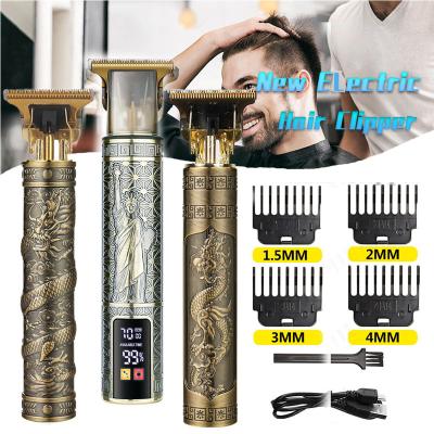 China Electric Car Men Face Hair Trimmer T9 Cordless For Men Professional Haircut Vintage T9 Hair Trimmer for sale