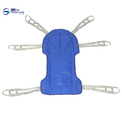 China Rehabilitation Center Medical Padded Body Full 6 Point Patient Transfer Sling Aid For Lifting Patient for sale