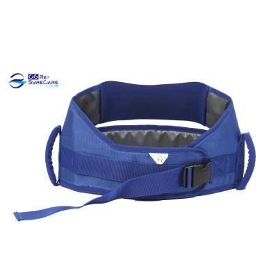 China Rehabilitation Center Soft Nylon Fabric Multifunctional Patient Transfer Position Lift Custom Stand Up Aid Gait Belt Sling for sale