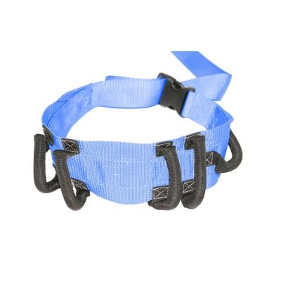 China Rehabilitation Center Medical Supplies Sling Patient Transfer Cloth Gait Belt Buckle Lifting Rehabilitation With Handles for sale