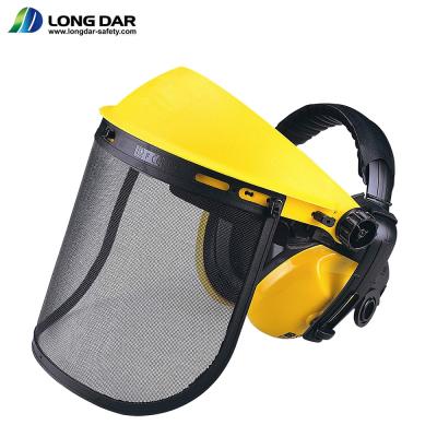 China PP Taiwan DP85 Overhead Earmuffs And Medium Protective Mask Sun Visor Suit Protector for sale