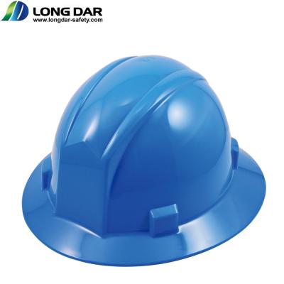 China SM905-56 Full Brim All Day Comfort High Density PP Shell Industrial Safety Helmet for sale