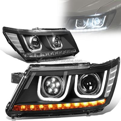 China For Dodge Journey Relax Head Lamp LED DRL Turn Signal Bi Xenon Headlight Headlamp Assembly For Dodge Journey 2009-2017 for sale