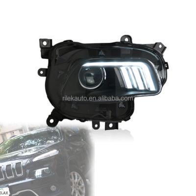 China For Dodge Journey Head Light Lamp Mustang Style New Design Fashion LED DRL HID Xenon Headlamp Headlamp For Jeep Cherokee 2014-2018 for sale