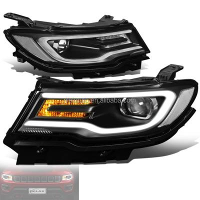 China For Jeep Compass Head light lampGrand Cherokee style design LED mode New DRL HID Xenon Headlamp Headlamp For Jeep Compass 2017-2019 for sale