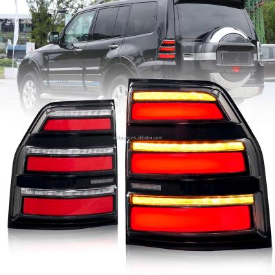 China FOR MITSUBISHI Pajero Dynamic Rise LED Tail Lamp Tail Light Assembly For MITSUBISHI Pajero 2006-2018taillight plug and play for sale