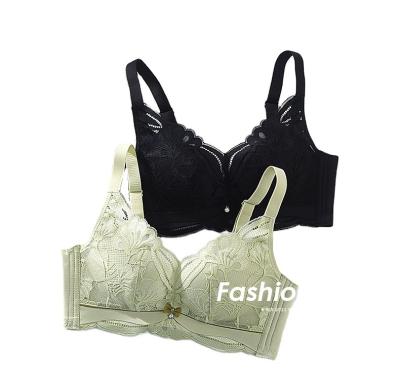 China Wholesale Women QUICK DRY Comfortable Bras Lift Up Vest Tops Padded Sleep Bra Seamless V-Neck Lift Up Lace Bra for sale