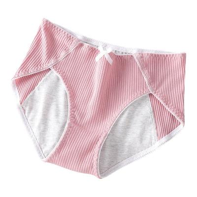 China Beautiful QUICK DRY Women's Cotton Underwear Pure Physiological Leak Proof High Elastic Briefs During Menstruation for sale