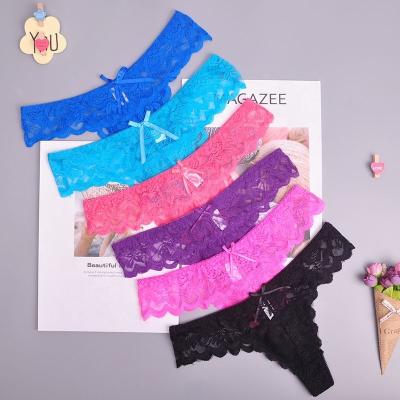 China QUICK DRY women's elastic t-pants lace underwear high waisted low waist underwear warm oversized comfortable ventilation for sale