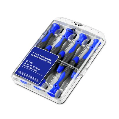 China 7pcs 50mm Star Precision Plastic Magnetic Screwdriver Set for Mobile Phone and Laptop Repair for sale