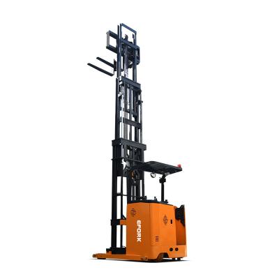 China Advertising Company 8 Ton 1.5 Meter VNA Electric Forklift 3 Way Pallet Lift Stacker for sale