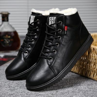 China Printed Winter Snow Boot Winter Riding Boots Men's Shoes Winter Boots Western Boots for sale