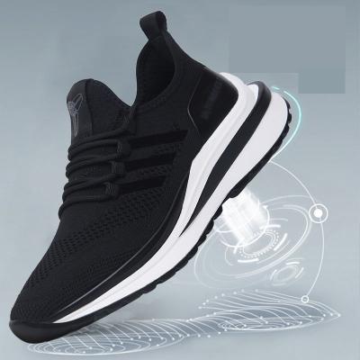 China Fashion trend manufacturer for new men's shoes age comfortable season sports shoes, breathe free leisure male shoes trend fly knit surfboard. for sale