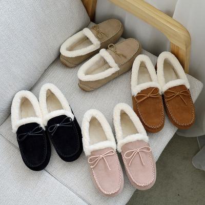 China CUSHIONING 2022 Home Slippers Ladies Winter Slides Factory New Arrival Faux Sheepskin Fur Non-slip Fluffy Hairy Women Wholesale Winter Slippers for sale