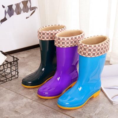 China Cheap transparent rain boot printed camouflage rain bootsshoes rain boots women rain boot .men for sale