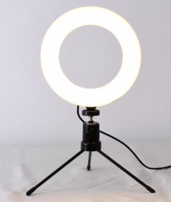 China Dim LED PORTABLE Living Light Ring Beauty 8 Inch Phone Light Supplement Light for sale