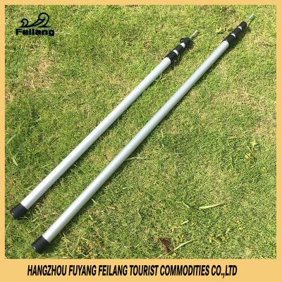 China 3M Aluminum Adjustable Telescopic Flexible Extension Car Parking Beach Tent Poles with Steel Core for sale